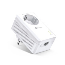 TP-LINK Powerline TL-PA7017P AV1000 Gigabit Pass-through - Adattatore Powerline 1GbE, HomePlug AV (HPAV)