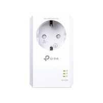 TP-LINK Powerline TL-PA7017P AV1000 Gigabit Pass-through - Adattatore Powerline 1GbE, HomePlug AV (HPAV)