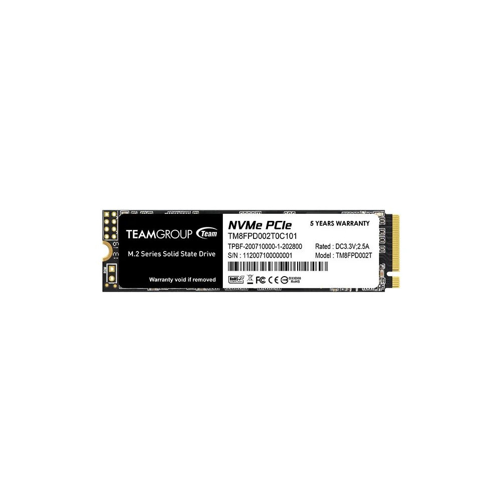 Team Group MP33 Pro - SSD - 2 TB - interno - M.2 2280 - PCIe 3.0 x4 (NVMe)