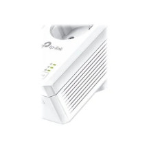 TP-LINK AV1000 a doppio port Gigabit Powerline Adapter con presa elettrica, 1000 Mbit/s, IEEE 1901, IEEE 802.3, IEEE 802.3u, Typ
