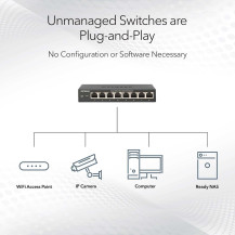Netgear MS105 - Switch - senza gestione - 5 x 100/1000/2,5G