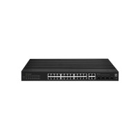 LevelOne Hilbert 28-Port Industrial Gigabit Smart Lite Switch, 24 x Gigabit RJ45, 4 x Gigabit SFP/RJ45 Combo, Gestionato, L2, Gi