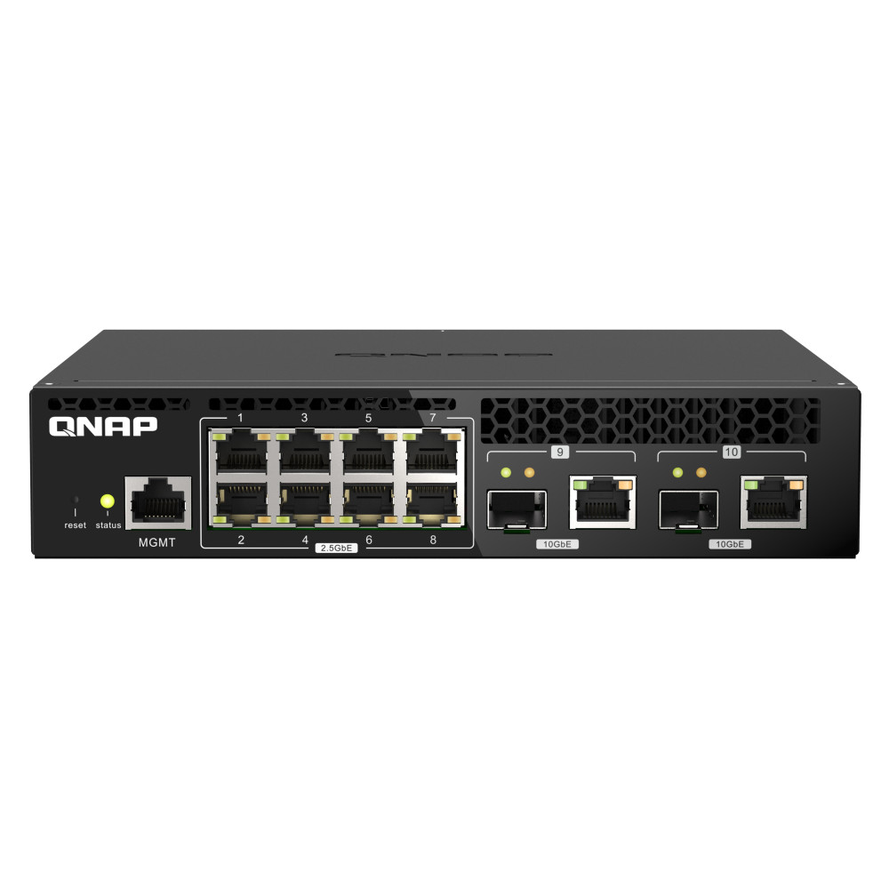 QNAP QSW-M2108R-2C - Switch - gestito - 8 x 2.5GBase-T