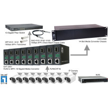 LevelOne convertitore mediastato 10-Gigabit RJ45 a SFP+, 10000 Mbit/s, 10GBase-T, IEEE 802.3ab, IEEE 802.3ae, IEEE 802.3an, IEEE
