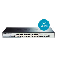 D-Link DGS 1510-28P - Switch - L3 - Intelligente - 24 x 10/100/1000 (PoE+)