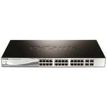 D-Link Web Smart DGS-1210-28P - Switch - L3 - gestito - 24 x 10/100/1000 (PoE)