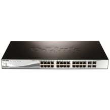 D-Link Web Smart DGS-1210-28P - Switch - L3 - gestito - 24 x 10/100/1000 (PoE)