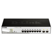 D-Link Web Smart DGS-1210-08P - Switch - gestito - 8 x 10/100/1000 (PoE)