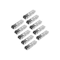 StarTech.com Gigabit LWL SFP Transceiver Modulo - HP J4858C compatibile - MM LC con DDM - 550m - 1000Base-SX - pacchetto da 10 -