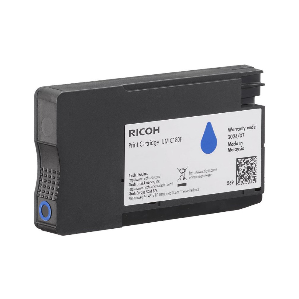 Ricoh 408518 cartuccia toner 1 pz Originale Ciano Ricoh 408518 cartuccia toner 1 pz Originale Ciano