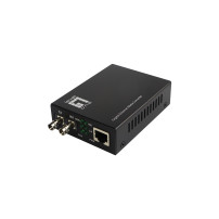 LevelOne Gigabit RJ45 a ST Mediakonverter, Fibra Monomodo, 20km, 1000 Mbit/s, 1000Base-LX, 1000Base-SX, IEEE 802.3, IEEE 802.3ab