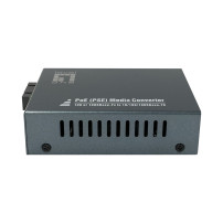 Converter di rete Gigabit RJ45 a SC, PoE PSE, fibra ottica monomodo, 20km, 1000 Mbit/s, IEEE 802.3, IEEE 802.3ab, IEEE 802.3af, 