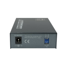 Converter di rete Gigabit RJ45 a SC, PoE PSE, fibra ottica monomodo, 20km, 1000 Mbit/s, IEEE 802.3, IEEE 802.3ab, IEEE 802.3af, 