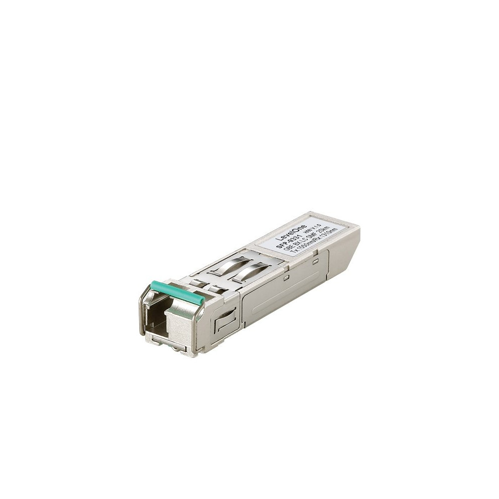 LevelOne SFP-9331 - Modulo trasmettitore SFP (Mini-GBIC) - 1GbE, Fibre Channel - Fibre Channel, 1000Base-BX10-D - LC Single-Modu