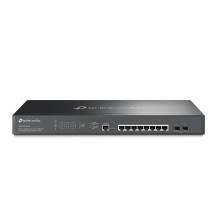 TP-LINK Omada TL-SG3210XHP-M2 V2 - Switch - gestito - 8 x 10/100/1000/2,5G + 2 x 10 Gigabit SFP+ - montabile in Rack - PoE+ (240