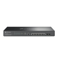 TP-LINK Omada TL-SG3210XHP-M2 V2 - Switch - gestito - 8 x 10/100/1000/2,5G + 2 x 10 Gigabit SFP+ - montabile in Rack - PoE+ (240