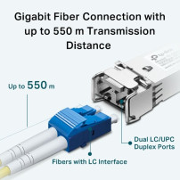 TP-LINK TL-SM311LM V4 - Modulo trasmettitore SFP (Mini-GBIC)