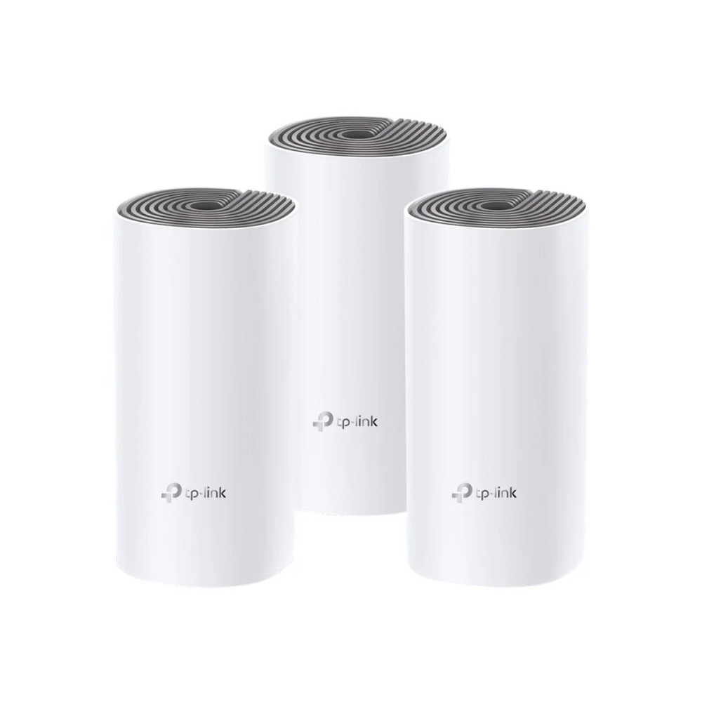 TP-LINK Deco E4 - Sistema WLAN - (3 Router) - rete - Wi-Fi 5 - Doppia Fascia (confezione con 3)