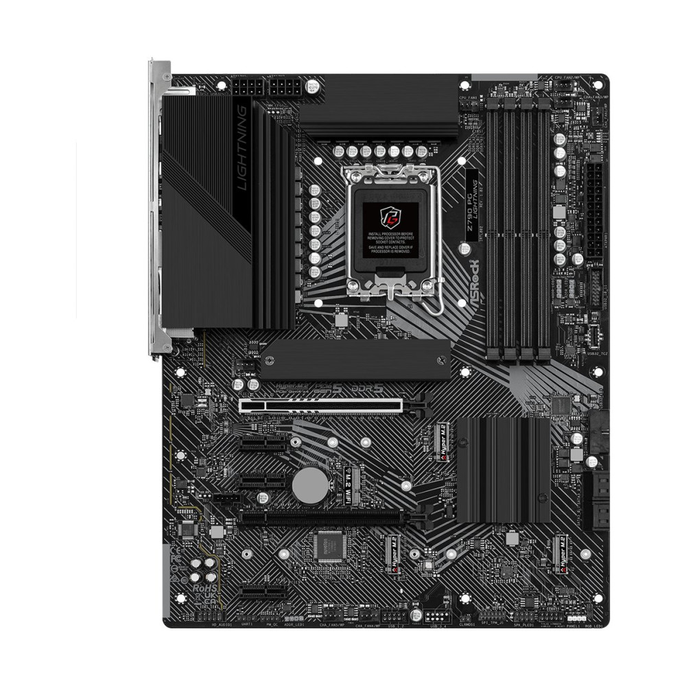 ASRock Z790 PG Lightning - Scheda madre - ATX - Sockel LGA1700 - Chipset Z790 - USB-C 3.2 Gen 2x2, USB 3.2 Gen 2, USB 3.2 Gen 1,