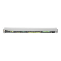 Intellinet 24-port Cat6a Patchpanel, schermato, 24 porte, FTP, 1 HE, pannelli di montaggio con introduzione dei cavi a 90 gradi,