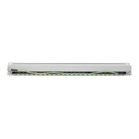 Intellinet 24-port Cat6a Patchpanel, schermato, 24 porte, FTP, 1 HE, pannelli di montaggio con introduzione dei cavi a 90 gradi,