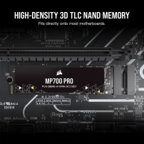 Corsair MP700 PRO - SSD - 1 TB - interno - M.2 2280 - PCI Express 5.0 x4 (NVMe)