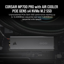 Corsair MP700 PRO - SSD - 2 TB - interno - M.2 2280 - PCI Express 5.0 x4 (NVMe)