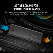 Corsair MP700 PRO - SSD - 2 TB - interno - M.2 2280 - PCI Express 5.0 x4 (NVMe)