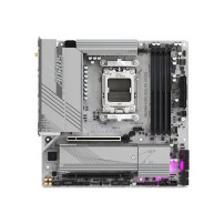 Gigabyte B650M AORUS ELITE AX ICE - Scheda madre - micro ATX - Socket AM5 - Chipset AMD B650 - USB-C 3.2 Gen2, USB 3.2 Gen 2, US