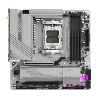 Gigabyte B650M AORUS ELITE AX ICE - Scheda madre - micro ATX - Socket AM5 - Chipset AMD B650 - USB-C 3.2 Gen2, USB 3.2 Gen 2, US