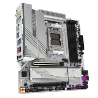 Gigabyte B650M AORUS ELITE AX ICE - Scheda madre - micro ATX - Socket AM5 - Chipset AMD B650 - USB-C 3.2 Gen2, USB 3.2 Gen 2, US