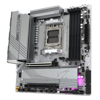 Gigabyte B650M AORUS ELITE AX ICE - Scheda madre - micro ATX - Socket AM5 - Chipset AMD B650 - USB-C 3.2 Gen2, USB 3.2 Gen 2, US