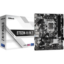 ASRock B760M-H/M.2 - Scheda madre - micro ATX - Sockel LGA1700 - Chipset B760 - USB-C 3.2 Gen 1, USB 3.2 Gen 1 - LAN Gigabit - G