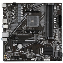 Gigabyte A520M DS3H V2 Mainboard - Supporta CPU AMD Ryzen 5000 Serie AM4, fino a 4733 MHz DDR4 (OC), PCIe 3.0 x16, LAN GbE, USB 