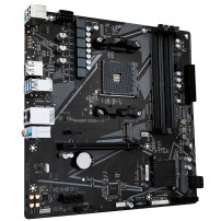 Gigabyte A520M DS3H V2 Mainboard - Supporta CPU AMD Ryzen 5000 Serie AM4, fino a 4733 MHz DDR4 (OC), PCIe 3.0 x16, LAN GbE, USB 