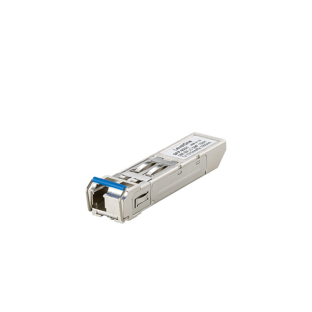 LevelOne SFP-9221 - Modulo trasmettitore SFP (Mini-GBIC) - GbE - Fibre Channel, 1000Base-BX10-U - LC Single-Modus - fino a 10 km