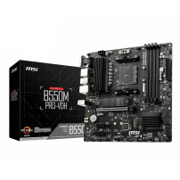 MSI B550M PRO-VDH - Scheda madre - micro ATX - Socket AM4 - Scheda madre AMD B550 - USB-C Gen 1, USB 3.2 Gen 1 - LAN Gigabit - G