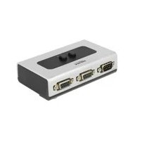 Switch Delock - 3 x seriale - Desktop, montabile sulla parete