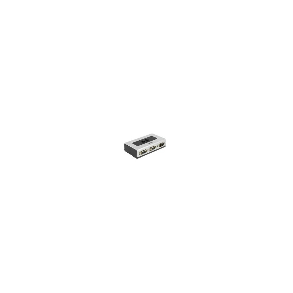 Switch Delock - 3 x seriale - Desktop, montabile sulla parete