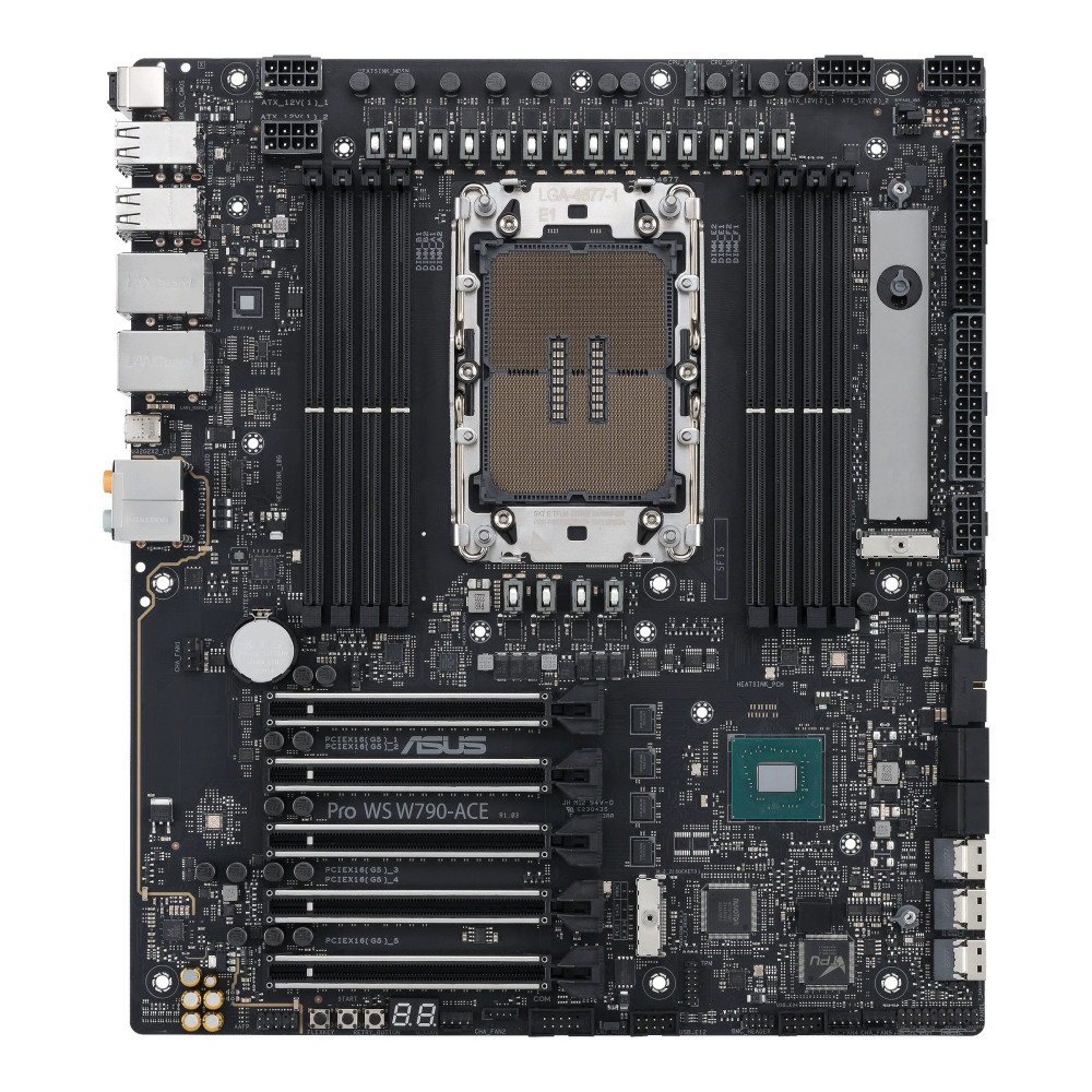 ASUS PRO WS W790-ACE - Scheda madre - CSI CEB - Scheda LGA4677 Socket-E - Chipset W790 - . - Audio HD (otto canali)