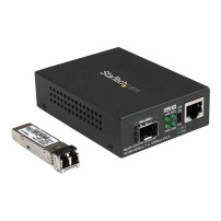 StarTech.com Convertitore di Medio Raggio Gigabit Ethernet Fibra Ottica