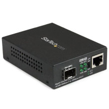 StarTech.com Startech Gigabit Ethernet LWL / Glasfaser Medienkonverter mit SFP - Convertitore 1000 Mbit/s Multimode Gigabit Ethe