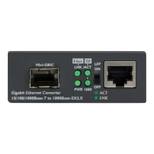StarTech.com Startech Gigabit Ethernet LWL / Glasfaser Medienkonverter mit SFP - Convertitore 1000 Mbit/s Multimode Gigabit Ethe