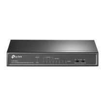 TP-LINK 8-portante switch desktop con 4 porti PoE, non gestito, Fast Ethernet (10/100), Full Duplex, Power over Ethernet (PoE), 