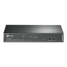 TP-LINK 8-portante switch desktop con 4 porti PoE, non gestito, Fast Ethernet (10/100), Full Duplex, Power over Ethernet (PoE), 