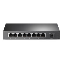 TP-LINK 8-portante switch desktop con 4 porti PoE, non gestito, Fast Ethernet (10/100), Full Duplex, Power over Ethernet (PoE), 
