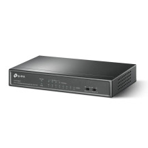 TP-LINK 8-portante switch desktop con 4 porti PoE, non gestito, Fast Ethernet (10/100), Full Duplex, Power over Ethernet (PoE), 
