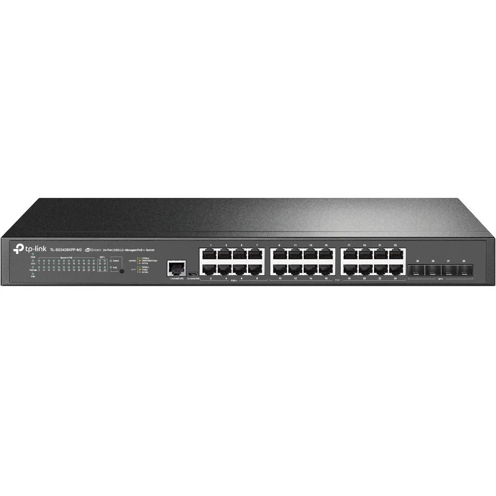 TP-LINK Omada TL-SG3428XPP-M2 V1 - Switch - L2+ - gestito - 16 x 10/100/1000/2,5G (PoE+)