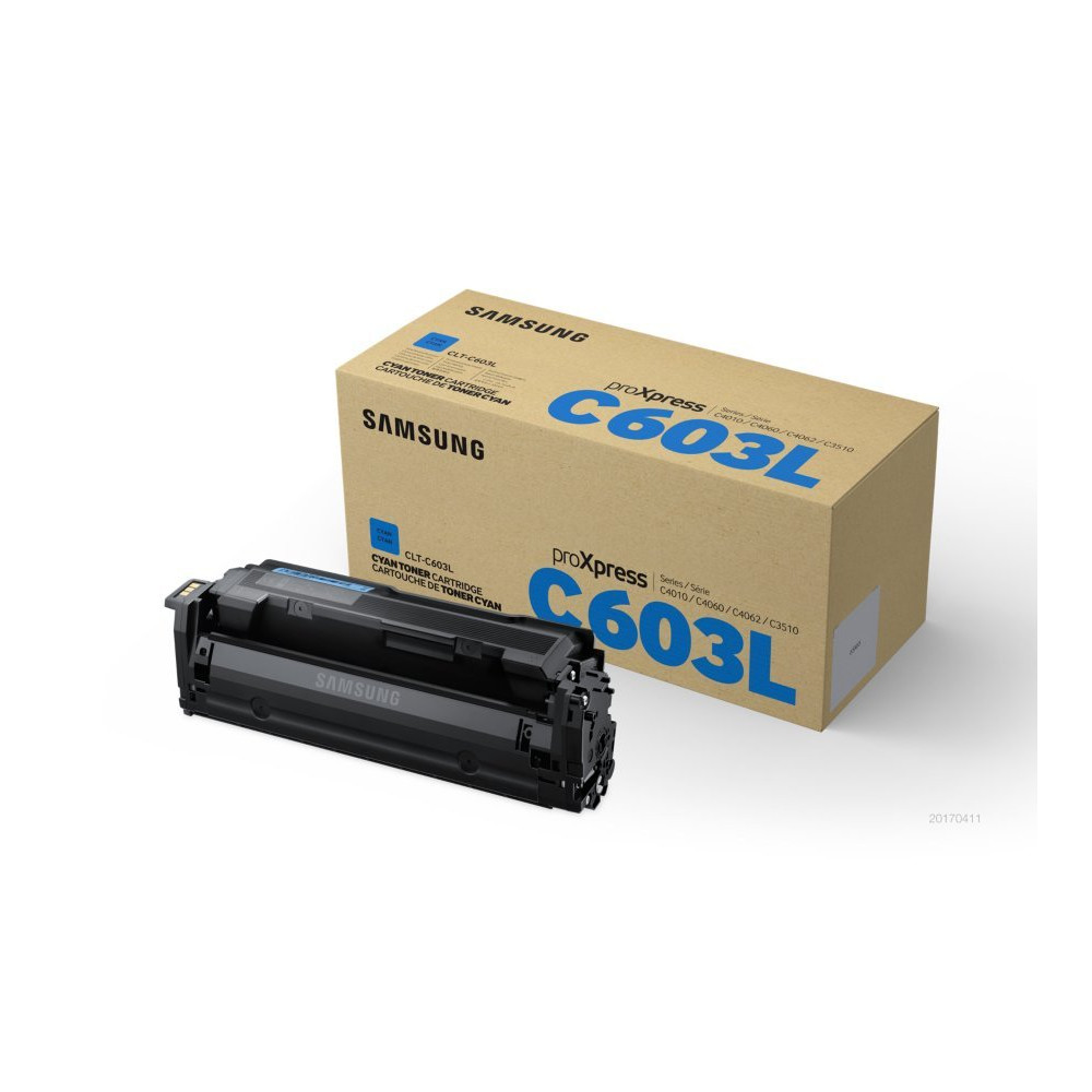 Samsung CLT-C603L cartuccia toner 1 pz Originale Ciano Samsung CLT-C603L cartuccia toner 1 pz Originale Ciano