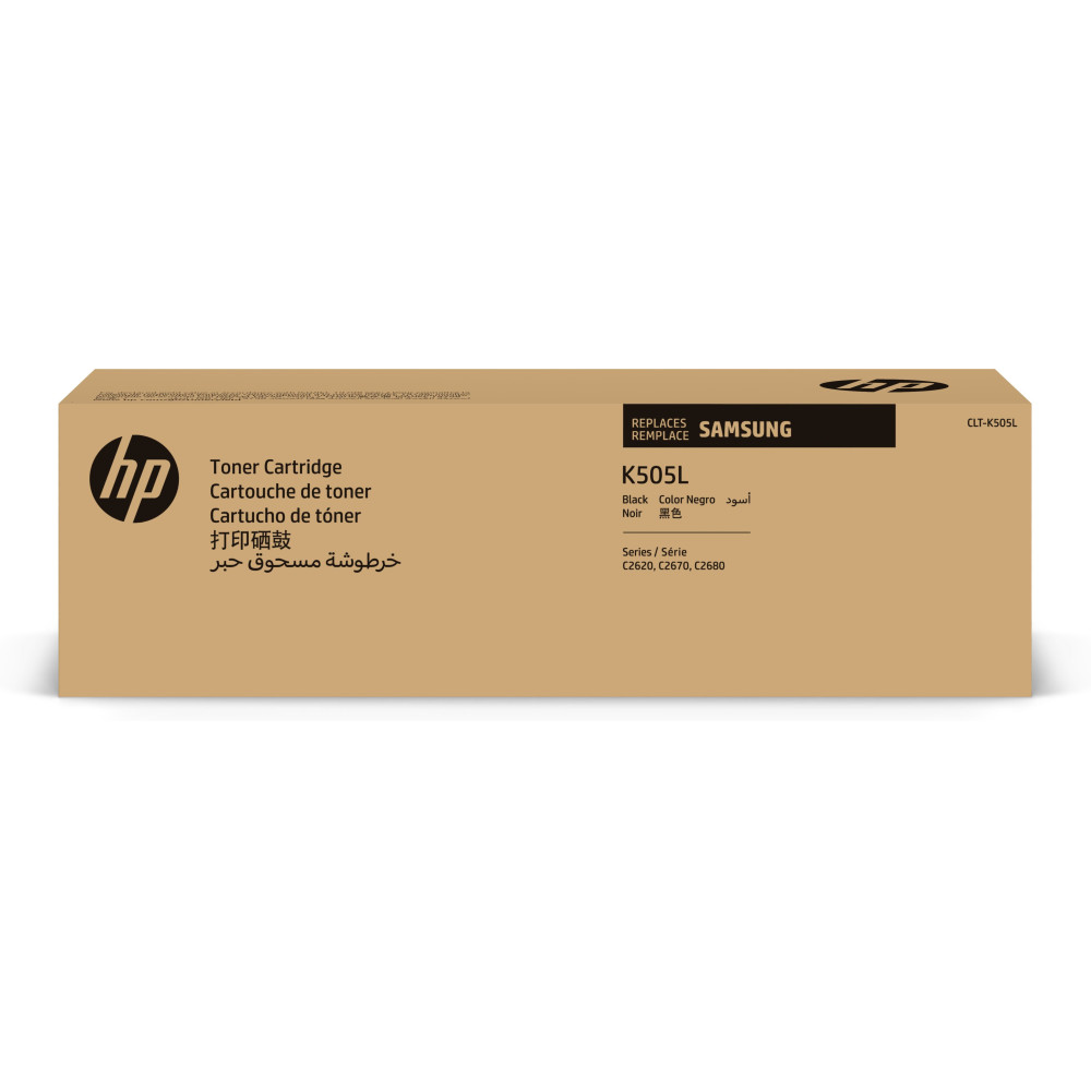 Samsung Cartuccia toner nero originale HP CLT-K505L ad alta capacità Samsung Cartuccia toner nero originale HP CLT-K505L ad alta capacità